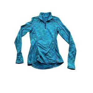 prAna Sierra XS 1/4 Zip Women's  Long Sleeve Shirt Thumbies‎ Athletic